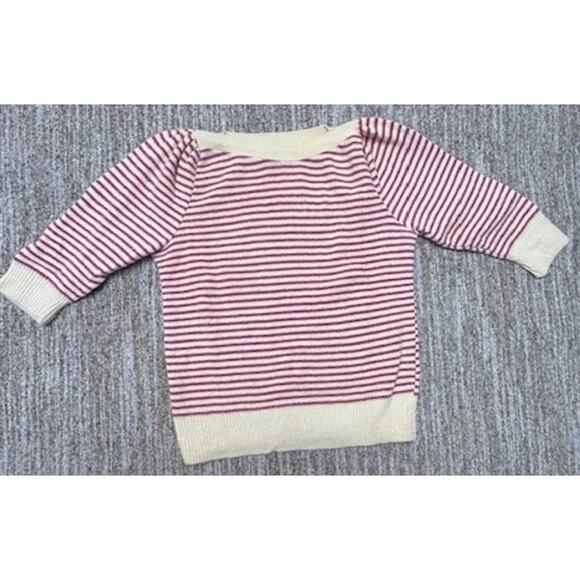 Vintage Great American Sweater Co Wool Angora Blend ¾ Sleeve Boat Neck Size M - Picture 2 of 7